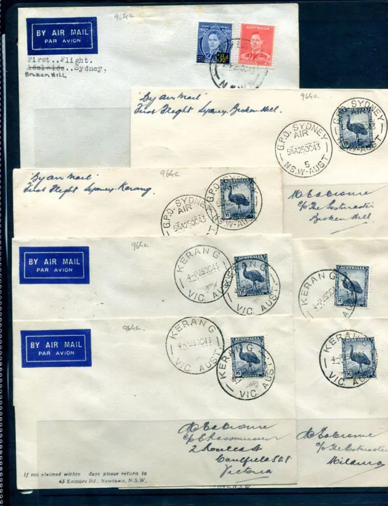 1943 (25th Oct) ANA Melbourne to Broken Hill ... Image 1++