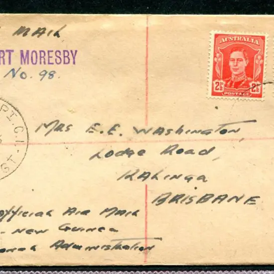 1945 (30th Oct) Port Moresby to Brisbane First ...