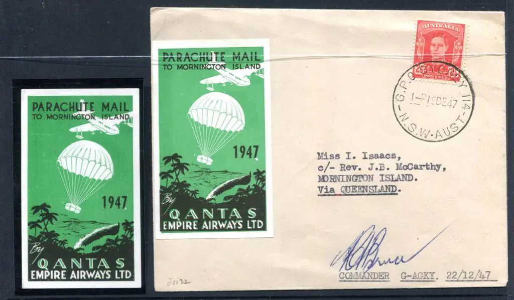1947 (19th Dec) Sydney to Mornington Island Qantas ... Image 1++