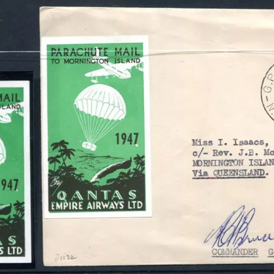 1947 (19th Dec) Sydney to Mornington Island Qantas ...