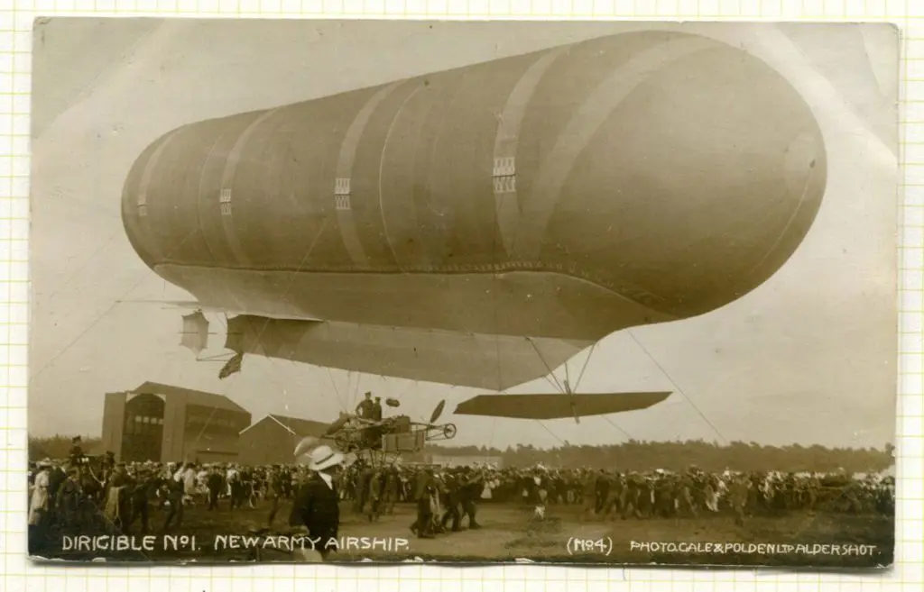 1908 "Dirigible No.1 New Army Airship Photo: Gale ... Image 1++