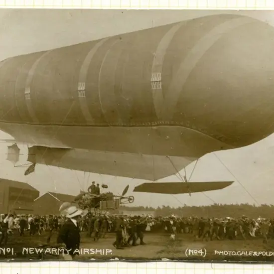 1908 "Dirigible No.1 New Army Airship Photo: Gale ...