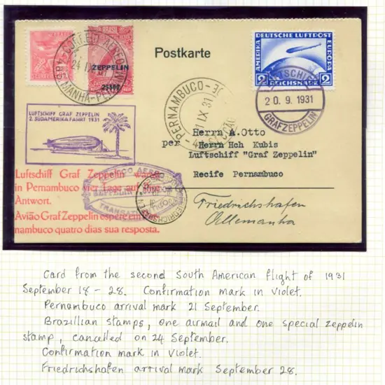 LZ127-135C Second S. America Flight Sept 17-20 ...