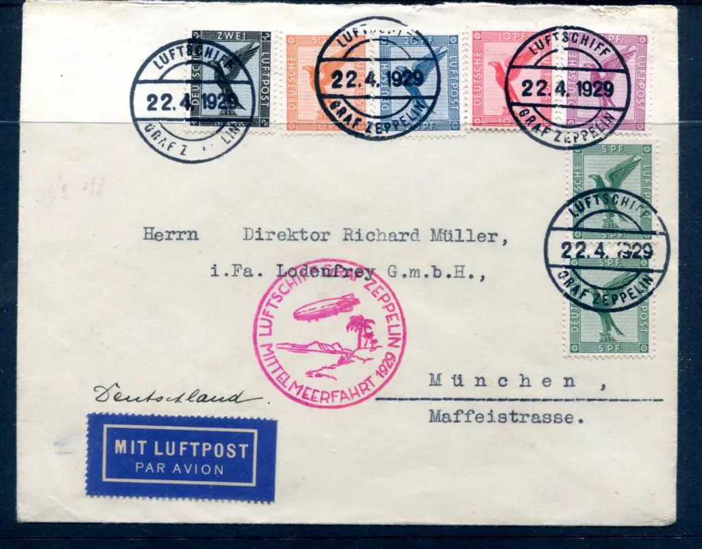 LZ127-19C Mediterranean Flight with on board ... Image 1++