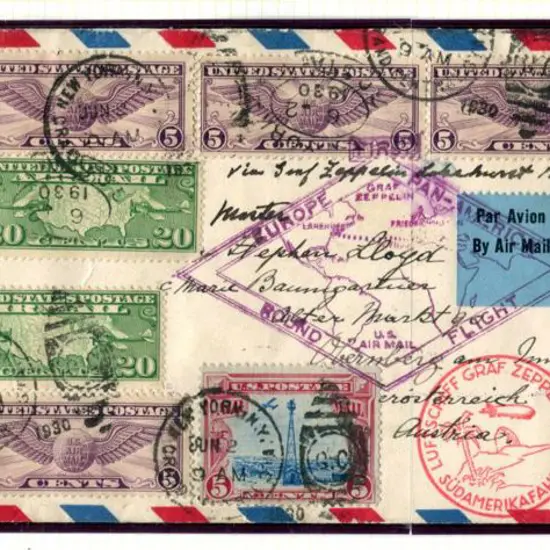 LZ127-49D First South American Round Flight May 18 ...