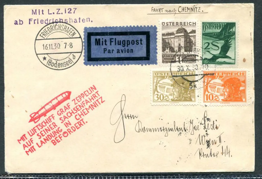 LZ127-98 Nov 16 1930 Saxony Flight from ... Image 1++