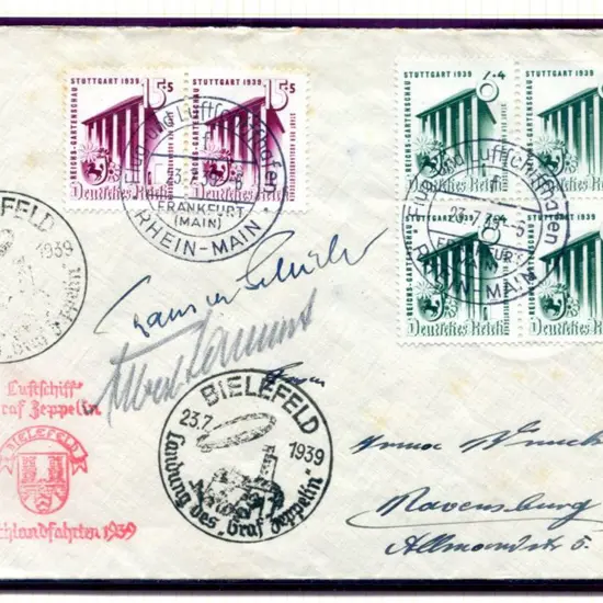 LZ130-17 Bielefeld & Munster Flight July 22-23 ...