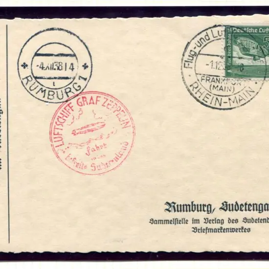 LZ130-9A Graf Zeppelin II Sudetenland Flight Dec ...