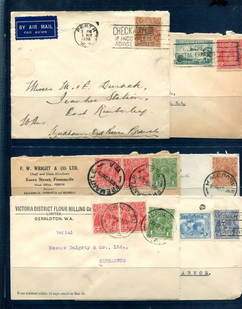 Airmail Covers Small bundle of 17 & 1 front with ... Image 1++