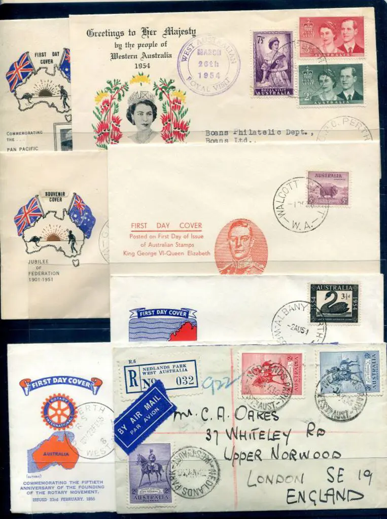 First Day Covers 1936-1951 selection noting 2 ... Image 1++