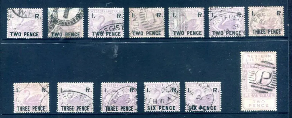 Revenues 1881 "I.R…." ovptd postally used ... Image 1++