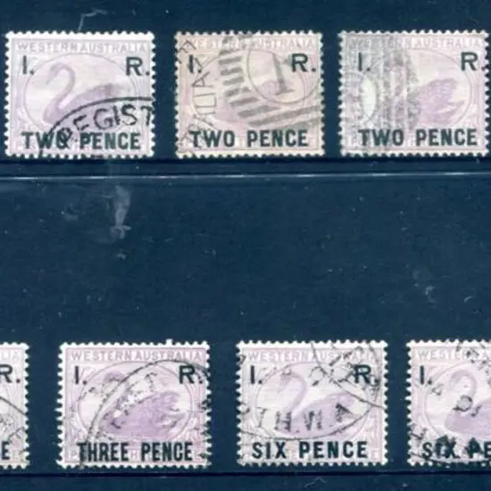 Revenues 1881 "I.R…." ovptd postally used ...