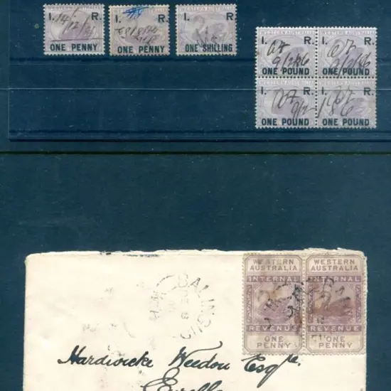 Revenues Group on Hagner with 1881 unissued 3d ...