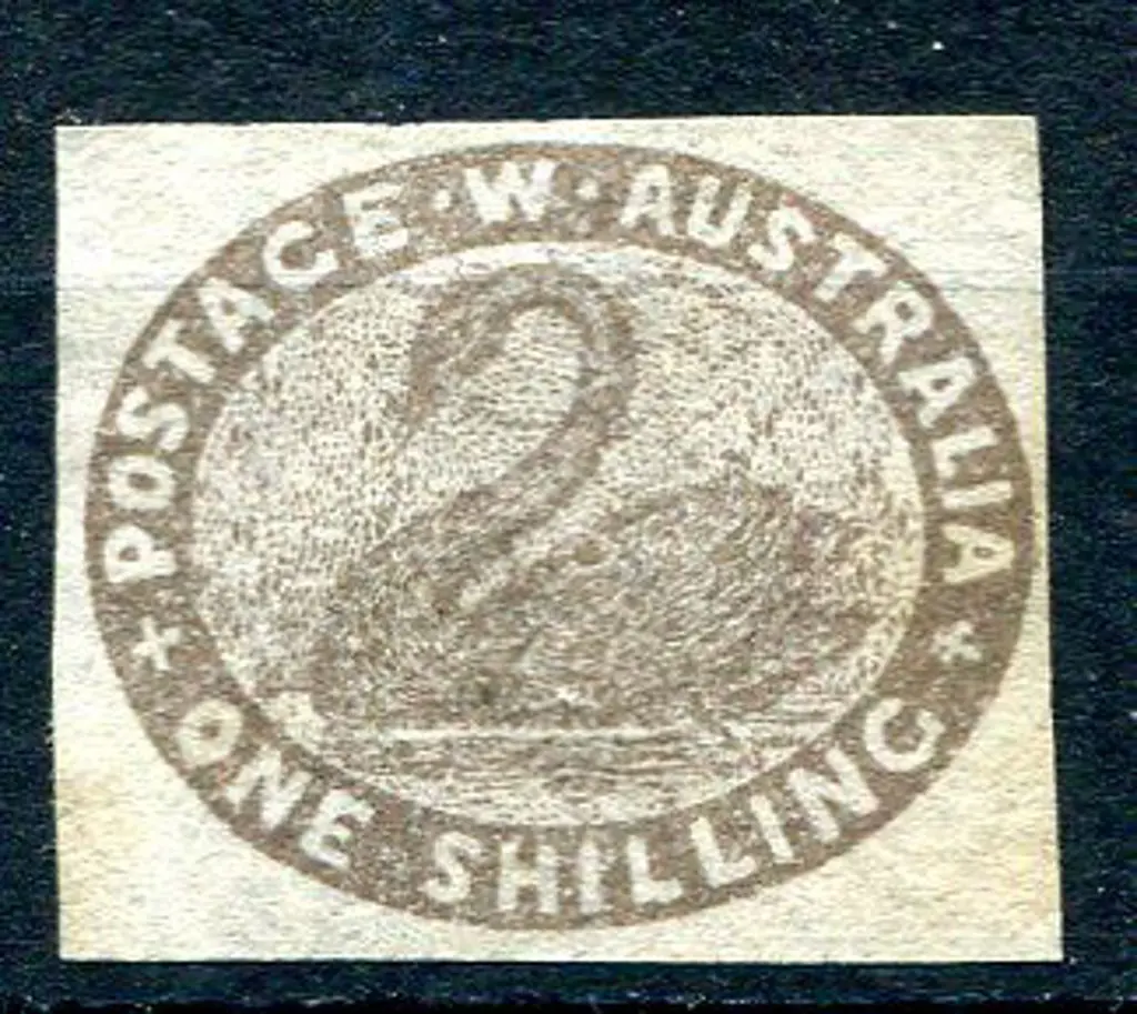 1855 1/- grey-brown with 4 fine margins. MNG with ... Image 1++
