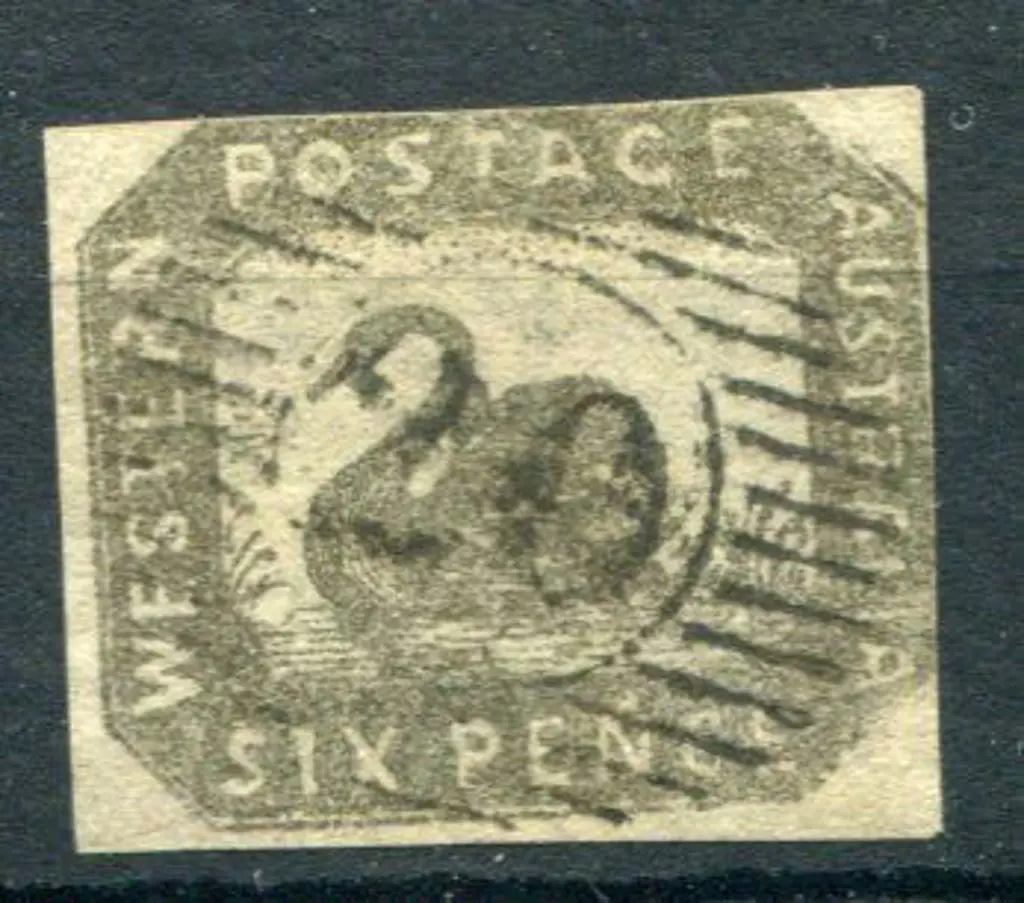 1857 6d grey-black Hillman with 4 close margins ... Image 1++