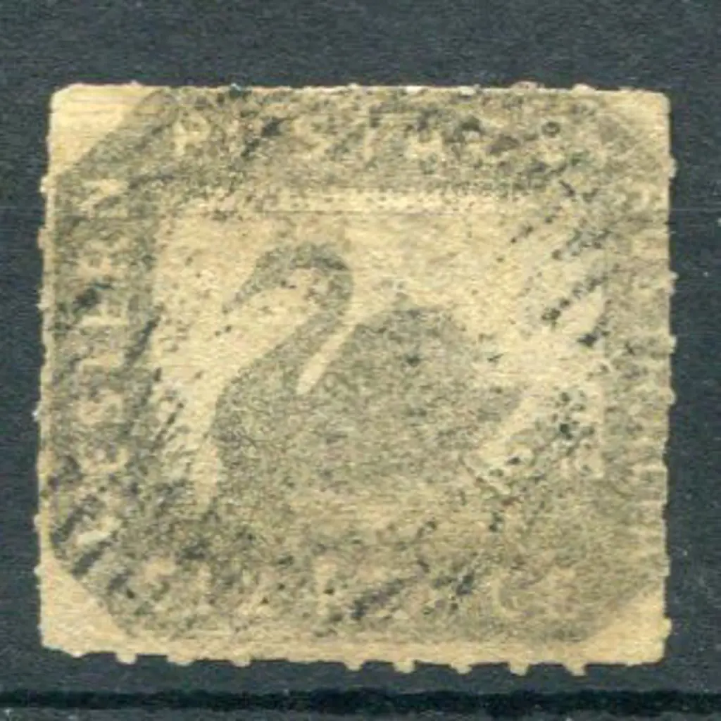 1859 6d grey-black with sideways wmk rouletted on ... Image 1++