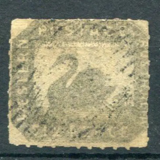 1859 6d grey-black with sideways wmk rouletted on ...