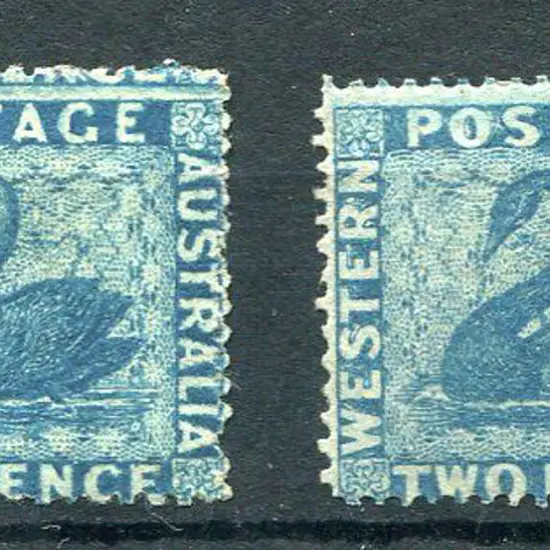 1861 2d blue x 2 with both 14-16 intermediate perf ...