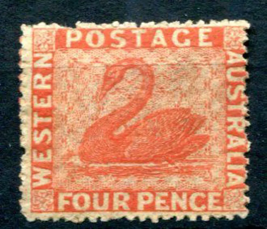 1861 4d vermilion, intermediate perf. 14-16. MNG. ... Image 1++