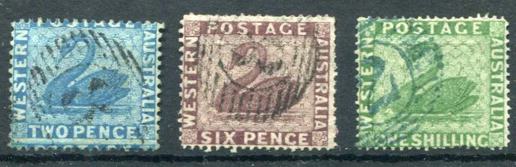1861 2d blue, perf. 14 (SG 39) & perf clean cut ... Image 1++