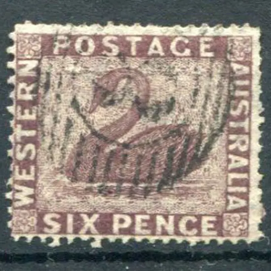 1861 2d blue, perf. 14 (SG 39) & perf clean cut ...