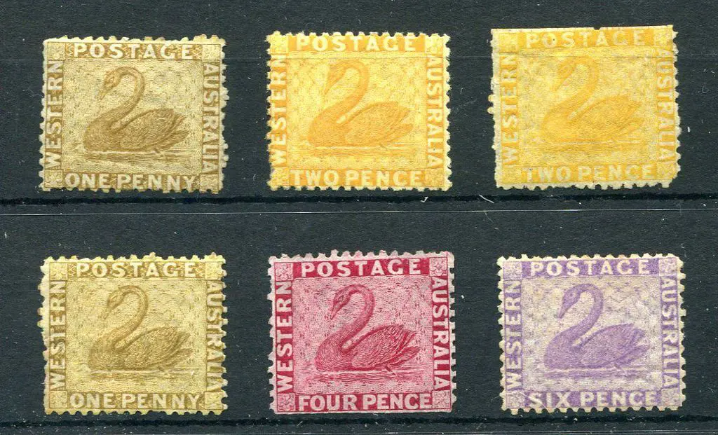 1864 Crown/CC wmk, perf. 12½ group consisting 1d ... Image 1++