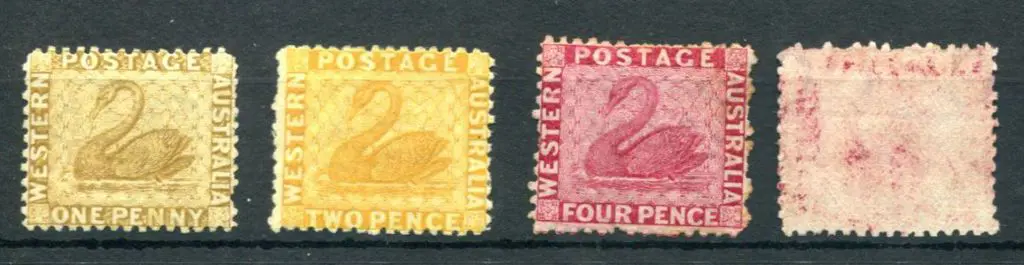 1864/79 Crown/CC wmk, perf 12½ group consisting 1d ... Image 1++