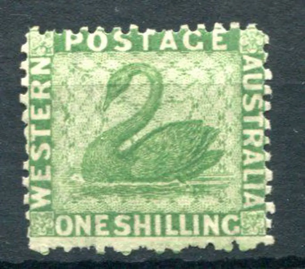 1868 1/- sage-green, Gr/CC wmk, perf. 12½. Fine ... Image 1++