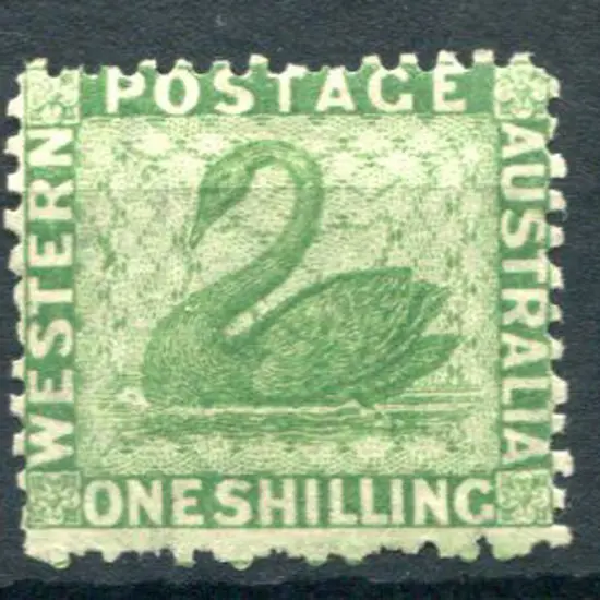 1868 1/- sage-green, Gr/CC wmk, perf. 12½. Fine ...