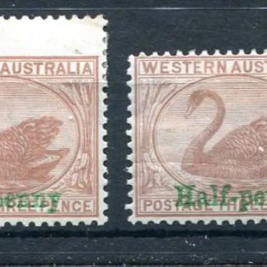 1871 3d brown swans x 4 with CR/CC wmks incl 3d ...
