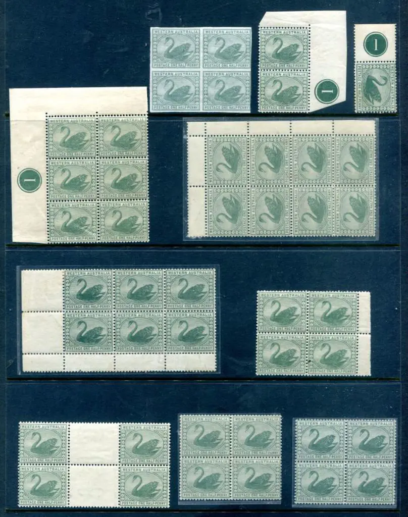 1885/93 ½d green, CR/CA wmk from De La Rue ... Image 1++