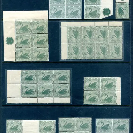 1885/93 ½d green, CR/CA wmk from De La Rue ...