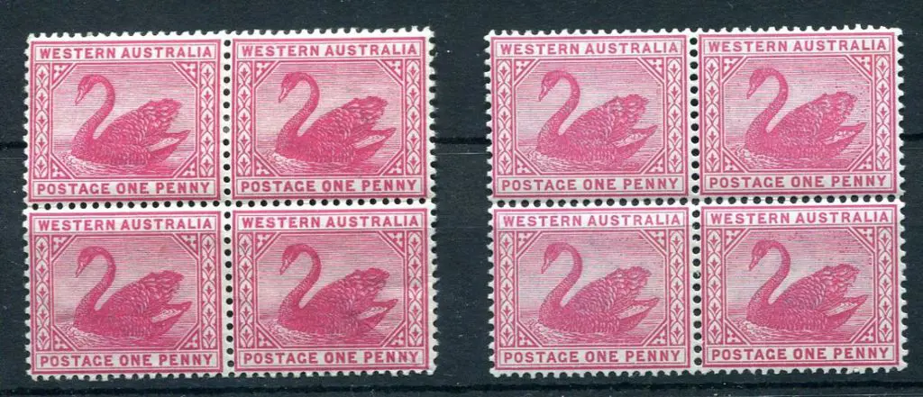 1890 1d carmine, CR/CA wmk with light gum creasing ... Image 1++