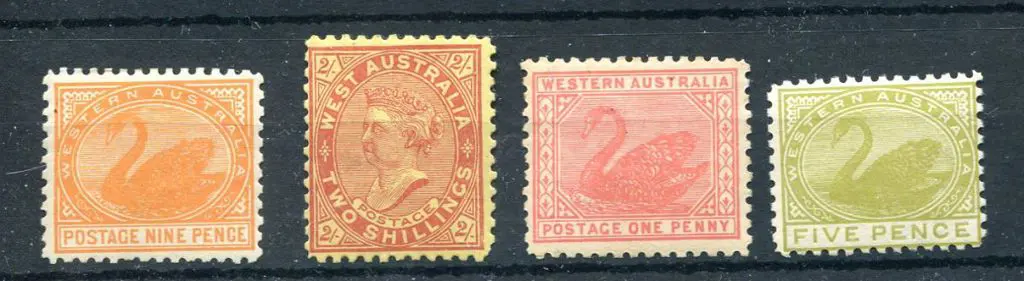 1902/12 9d red-orange, perf. 11 MH (SG 133), 2/- ... Image 1++