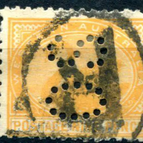 1905 9d orange-yellow, Cr/Double-lined A wmk, ...