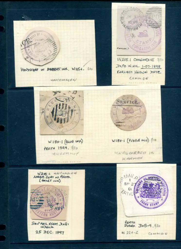 Department of Agriculture W 115.1 purple ink on ... Image 1++