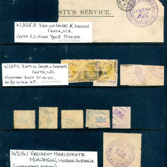Department of Lands & Surveys Perth WA W265.3 in ...