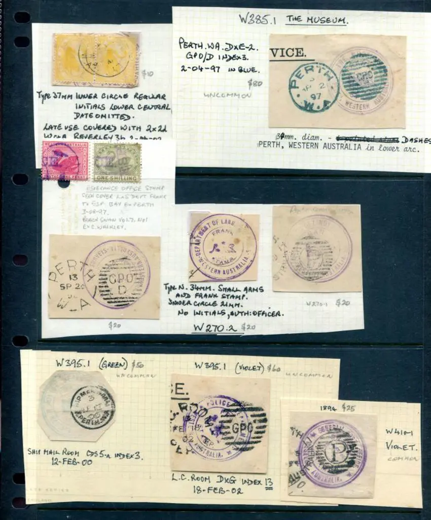 Perth Museum Western Australia W 385.1 in violet ... Image 1++