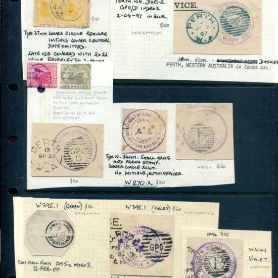 Perth Museum Western Australia W 385.1 in violet ...