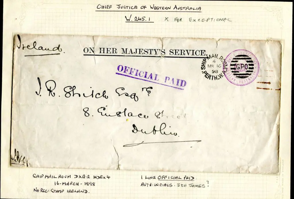 Chief Justice of Western Australia W 225.1 in ... Image 1++