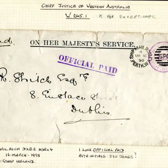 Chief Justice of Western Australia W 225.1 in ...