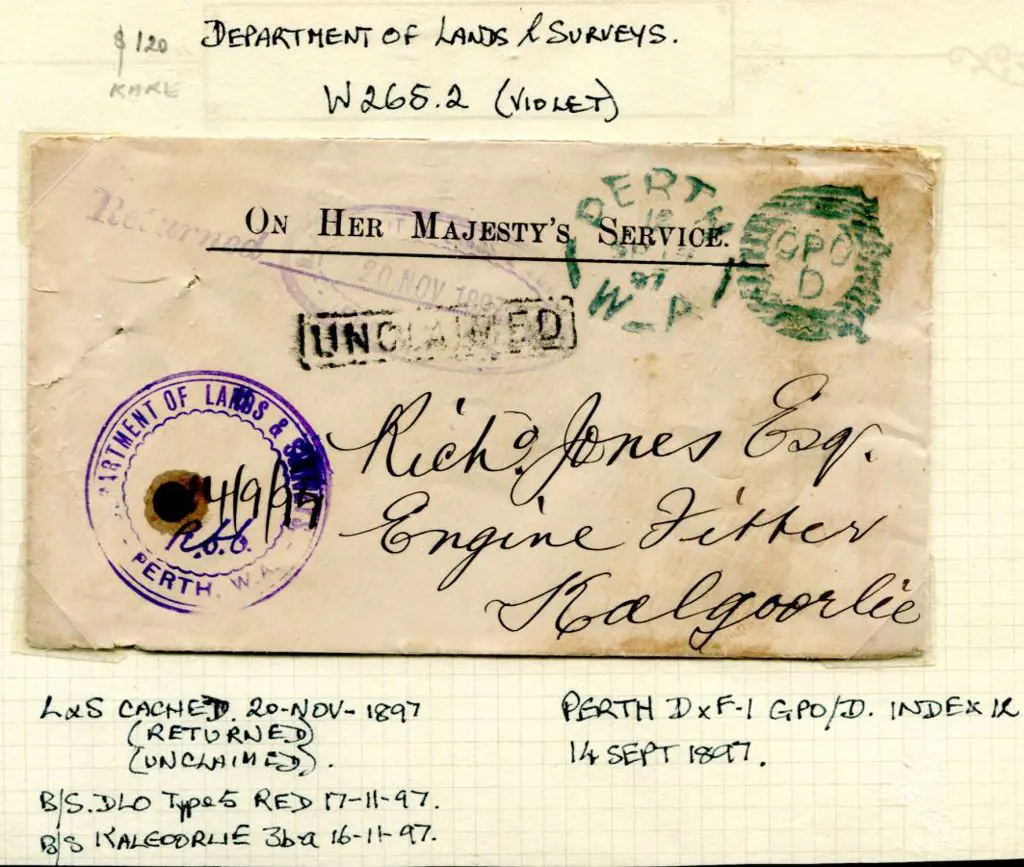 Department of Lands & Surveys W 265.2 on small ... Image 1++