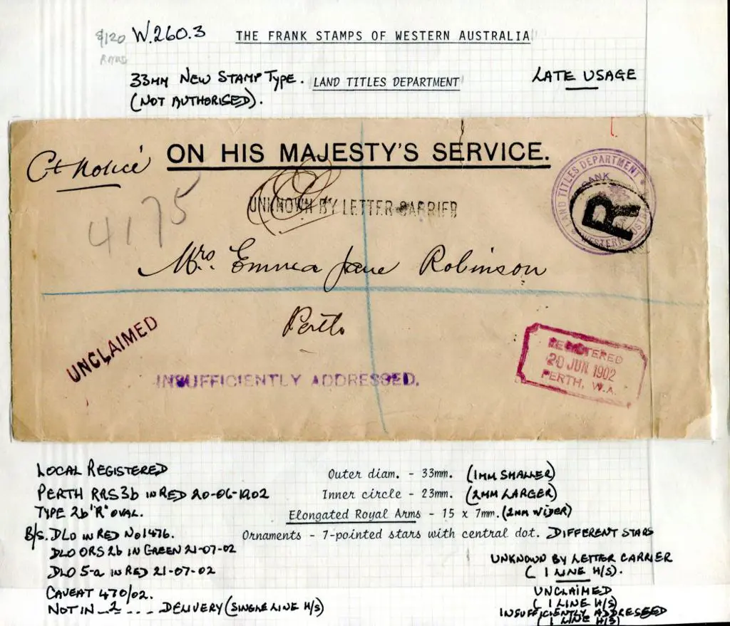 Land Titles Office W 260.3 Registered OHMS long ... Image 1++