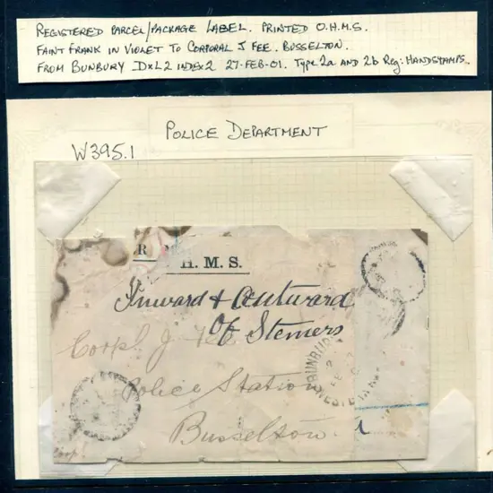 Police Department Western Australia W 395.1 A very ...