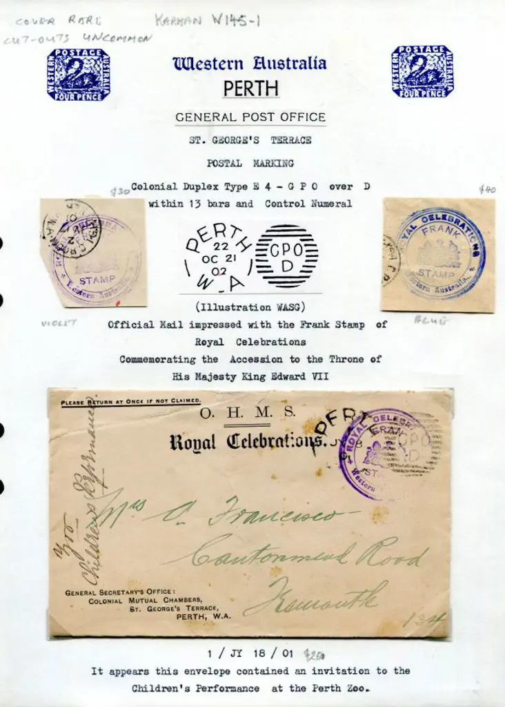 Royal Celebrations W 145.1 on specially printed ... Image 1++