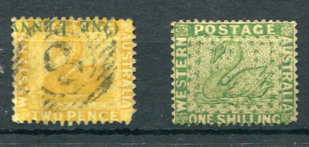1876 "ONE PENNY" on 2d yellow, wmk CR/CC, perf.12½ ... Image 1++