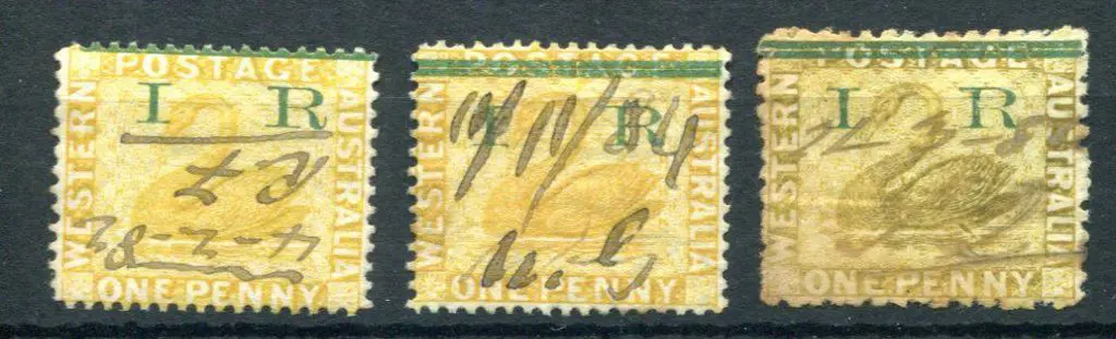 1881 1d yellow-ochre revenues as above but of ... Image 1++