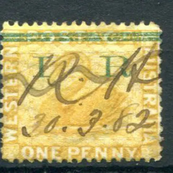 1881 1d yellow-ochre revenues similar to the ...