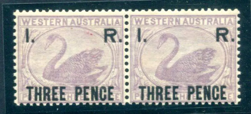 1881 "I.R. Three Pence" on 3d lilac swan. Superb ... Image 1++