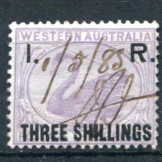 1881 "I.R. Three Shillings" with "thin 1st "S" in ...